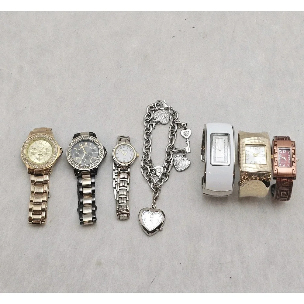Women's Watch Casual And Dress Fashion Lot Of 7 *read